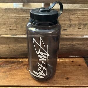 Stussy Nalgene Water Bottle Black 1L Camping Outdoor Bottle